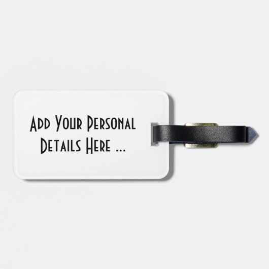 Étiquette À Bagage Clown 3 cd ltcna (Dos horizontal)