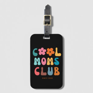 Étiquette À Bagage Club des mamans Cool rétro moderne Vintage Super