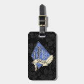 Étiquette À Bagage Club Surfing Diamond Hawaiian (Devant Vertical)