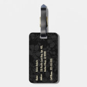 Étiquette À Bagage Club Surfing Diamond Hawaiian (Dos Vertical)