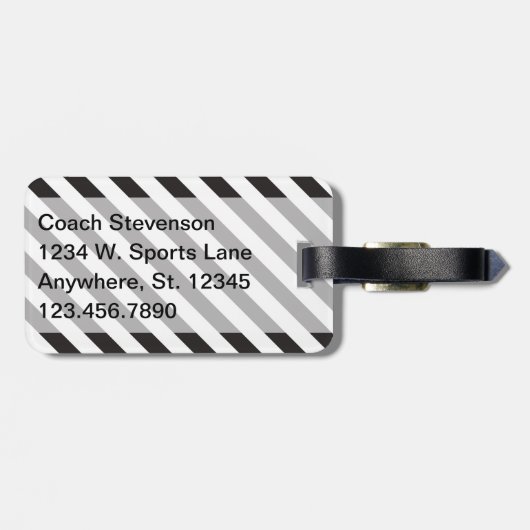 Étiquette À Bagage Coach Sport (Dos horizontal)