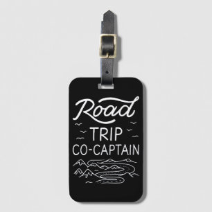 Étiquette À Bagage Cocapitaine de road trip I - Navigateur de camping