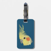 Étiquette À Bagage Cockatiel (Dos Vertical)