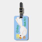 Étiquette À Bagage Cockatoo Gday Mate ! (Devant Vertical)