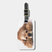 Étiquette À Bagage Cocker mignon (Devant Vertical)