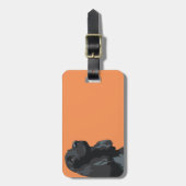 Étiquette À Bagage Cocker Spaniel - Noir - Modèles de race de base (Devant Vertical)