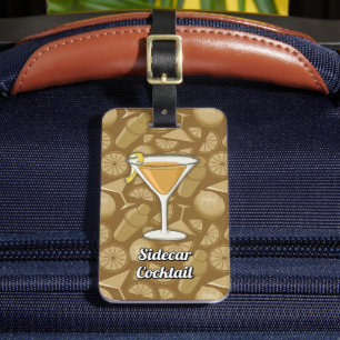 Étiquette À Bagage Cocktail Sidecar