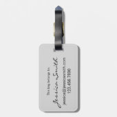 Étiquette À Bagage Cocktail Verre Mixte Boisson Martini Cosmo Manhatt (Dos Vertical)