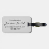 Étiquette À Bagage Cocktail Verre Mixte Boisson Martini Cosmo Manhatt (Dos horizontal)