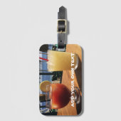 Étiquette À Bagage Cocktails by the Sea Custom Text (Devant Vertical)