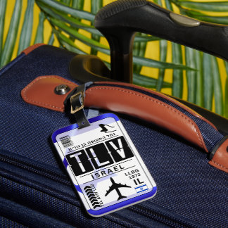 Étiquette À Bagage Code aéroport Israël TLV