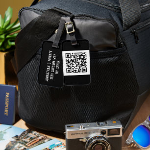 ÉTIQUETTE À BAGAGE CODE QR