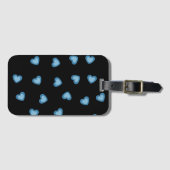 ÉTIQUETTE À BAGAGE COEUR AMOUR (Devant Horizontal)