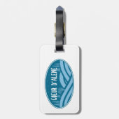 Étiquette À Bagage Coeur d'Alene Idaho Outdoors (Dos Vertical)