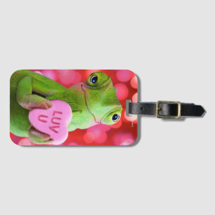 Étiquette À Bagage Cœur de Caméléon (Amour de toi)