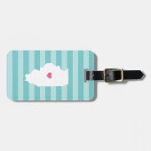 Étiquette À Bagage Coeur de l'Illinois | État d'origine (Devant horizontal)