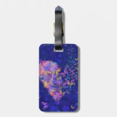 Étiquette À Bagage Coeur papillon - Amour (Dos Vertical)