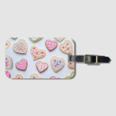Étiquette À Bagage Coeurs de la Saint Valentin (Devant Horizontal)