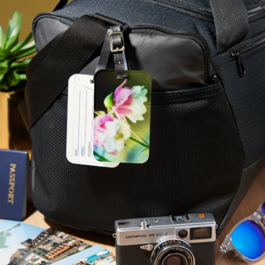 Étiquette À Bagage Coeurs saignants par Shirley Taylor (Recto & Verso)