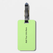 Étiquette À Bagage Coeurs super de Lava (Dos Vertical)