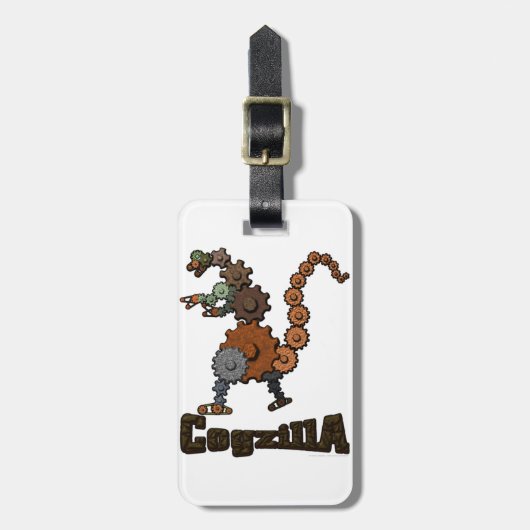 Étiquette À Bagage CogzillA (Devant Vertical)