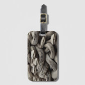 Étiquette À Bagage Coiled Serpents (Devant Vertical)