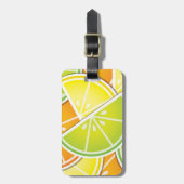 Étiquette À Bagage Coincés d'agrumes funestes (Devant Vertical)