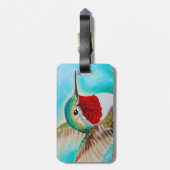 Étiquette À Bagage Colibri (Dos Vertical)