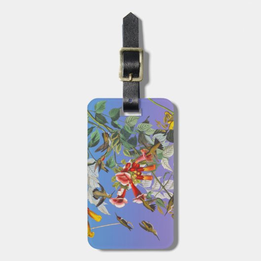 Étiquette À Bagage Colibri (Devant Vertical)