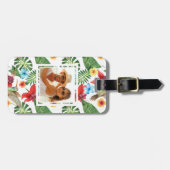 Étiquette À Bagage Colibri tropical de photo faite sur commande (Devant horizontal)