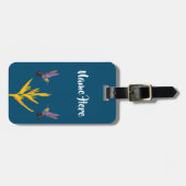 Étiquette À Bagage Colibris personnalisés (Devant horizontal)