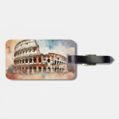 Étiquette À Bagage Colisée (Dos horizontal)