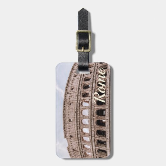 Étiquette À Bagage Colisée Rome (Devant Vertical)