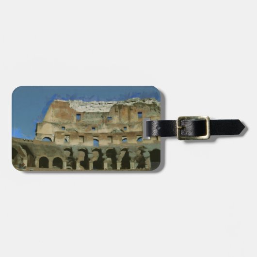 Étiquette À Bagage Colisée, Rome (Devant horizontal)