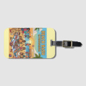 Étiquette À Bagage Collecte de plages (Devant Horizontal)