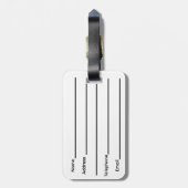 Étiquette À Bagage Collecter Aventures bouteille (Dos Vertical)