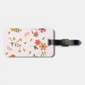Étiquette À Bagage collection de fleurs (Dos horizontal)