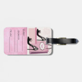 ÉTIQUETTE À BAGAGE COLLECTION DE REINE D'ACHATS (Dos horizontal)