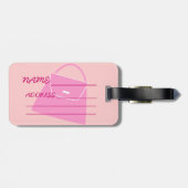 ÉTIQUETTE À BAGAGE COLLECTION DE REINE D'ACHATS (Dos horizontal)