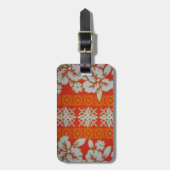 ÉTIQUETTE À BAGAGE COLLECTION D'HAWAÏ ALOHA (Devant Vertical)