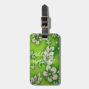 ÉTIQUETTE À BAGAGE COLLECTION D'HAWAÏ ALOHA