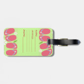 ÉTIQUETTE À BAGAGE COLLECTION D'HAWAÏ ALOHA (Dos horizontal)