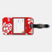 ÉTIQUETTE À BAGAGE COLLECTION D'HAWAÏ ALOHA (Dos horizontal)
