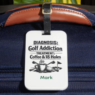 Étiquette À Bagage Collection drôle d'étiquettes de sac de golf pour