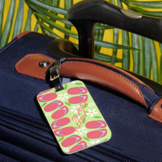 ÉTIQUETTE À BAGAGE COLLECTION HAWAI ALA (Insitu Rectoal 1)