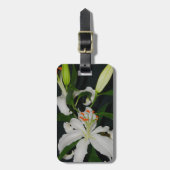 Étiquette À Bagage Collection Irlandaise de laiton et de fleurs (Devant Vertical)