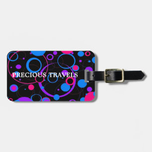 ÉTIQUETTE À BAGAGE COLLECTION JOLI À POIS