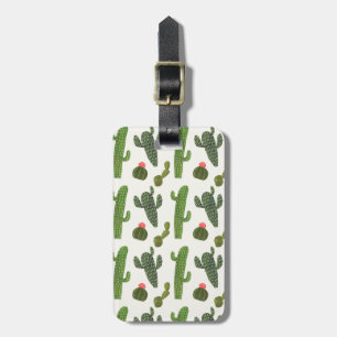Étiquette À Bagage Collection Llamarama   Cactus mignons