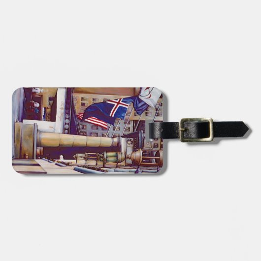 Étiquette À Bagage Collier de la Plaza (Devant horizontal)