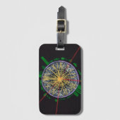 Étiquette À Bagage Collisions de protons à l'étiquette à bagages LHC (Devant Vertical)